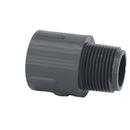 Dark Grey Socket Weld x MPT PVC Adapter 