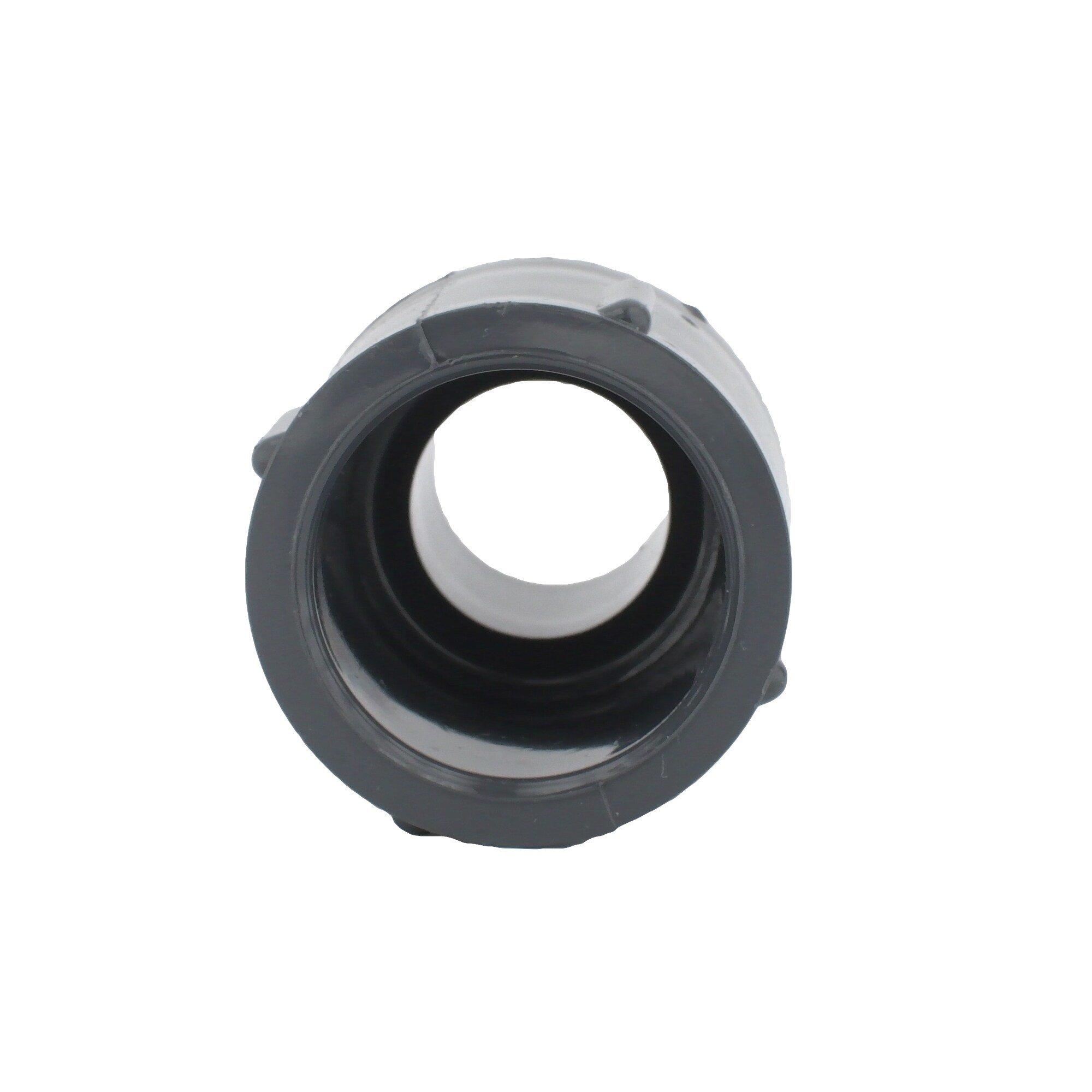 Dark Grey Socket Weld x MPT PVC Adapter 