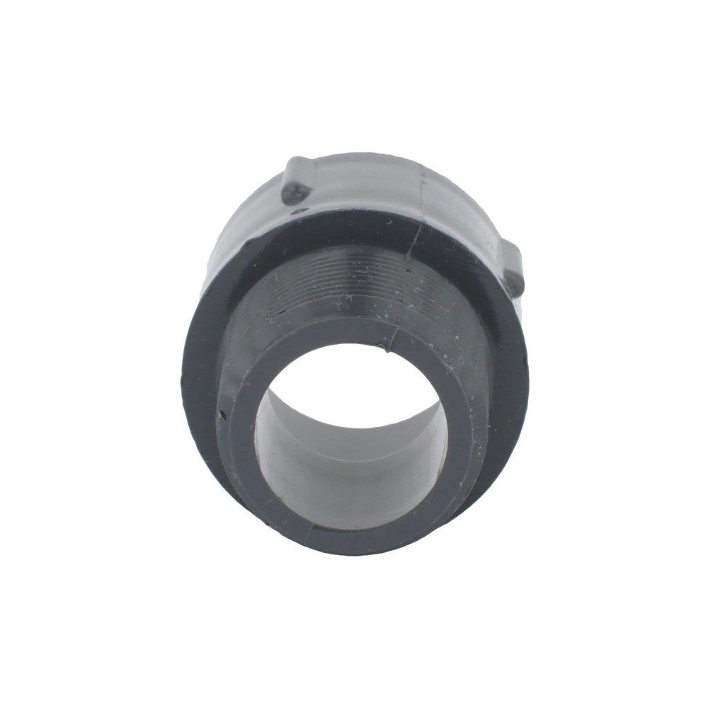 Dark Grey PVC Schedule 80 Male Adapter 