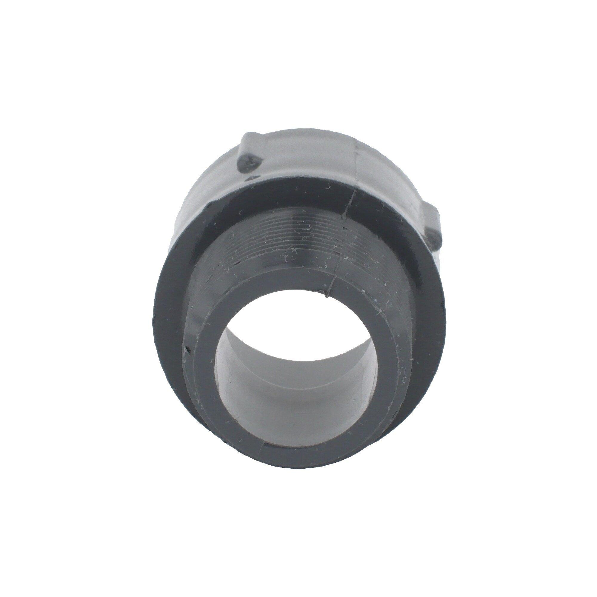 Dark Grey Socket Weld x MPT PVC Adapter 