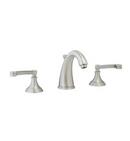 Phylrich&reg; Satin Nickel 3-Hole Bathroom Faucet with Double Lever Handle 