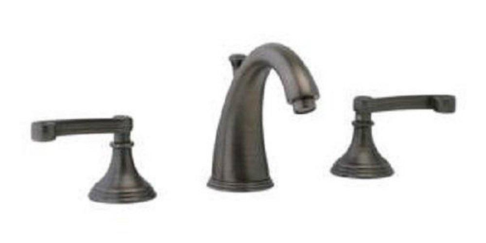 Phylrich&reg; Antique Brass 3-Hole Bathroom Faucet with Double Lever Handle 