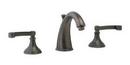 Phylrich&reg; Antique Brass 3-Hole Bathroom Faucet with Double Lever Handle 