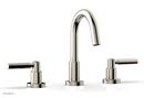 Two Handle Widespread Bathroom Sink Faucet in Polished Nickel
