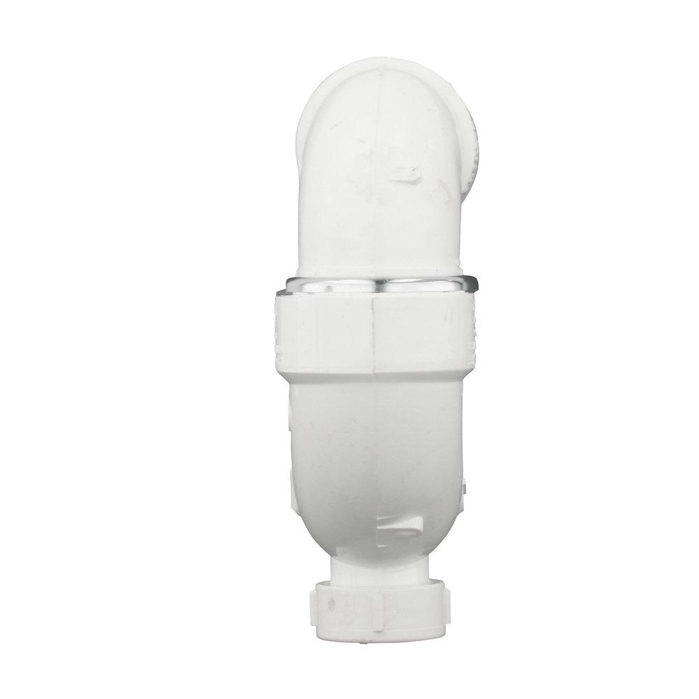 White Plastic P-Trap 