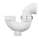 White Plastic P-Trap 