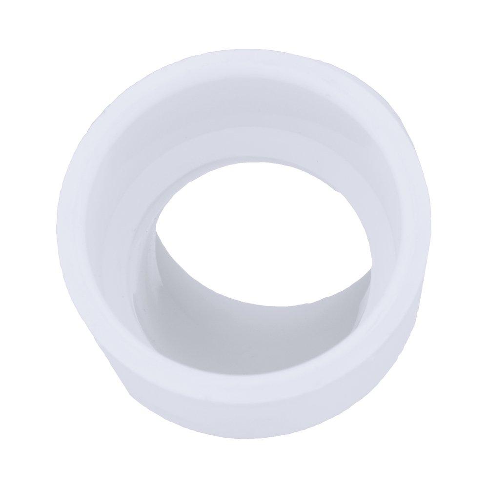 White PVC DWV 45&deg; Elbow 