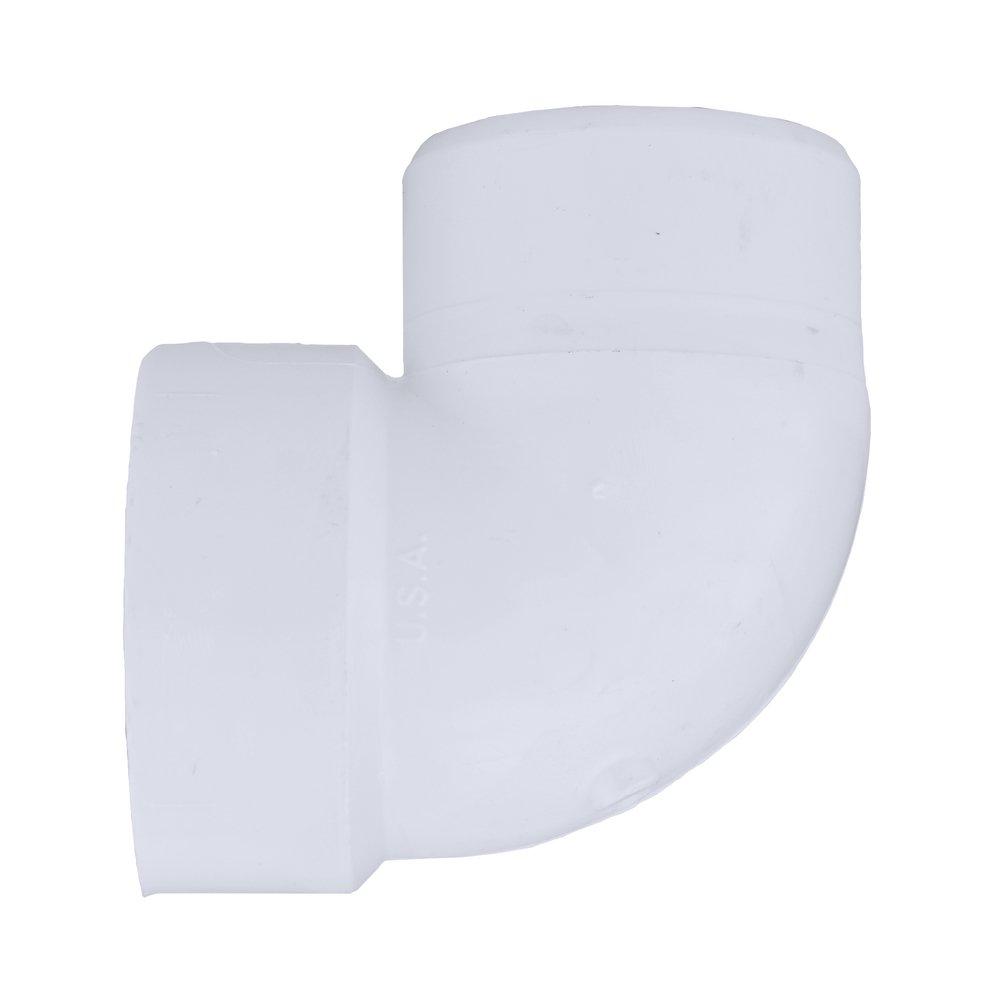 White PVC DWV 90&deg; Street Vent Elbow 
