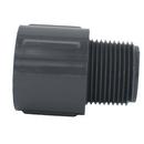 Dark Grey PVC Schedule 80 Male Adapter 