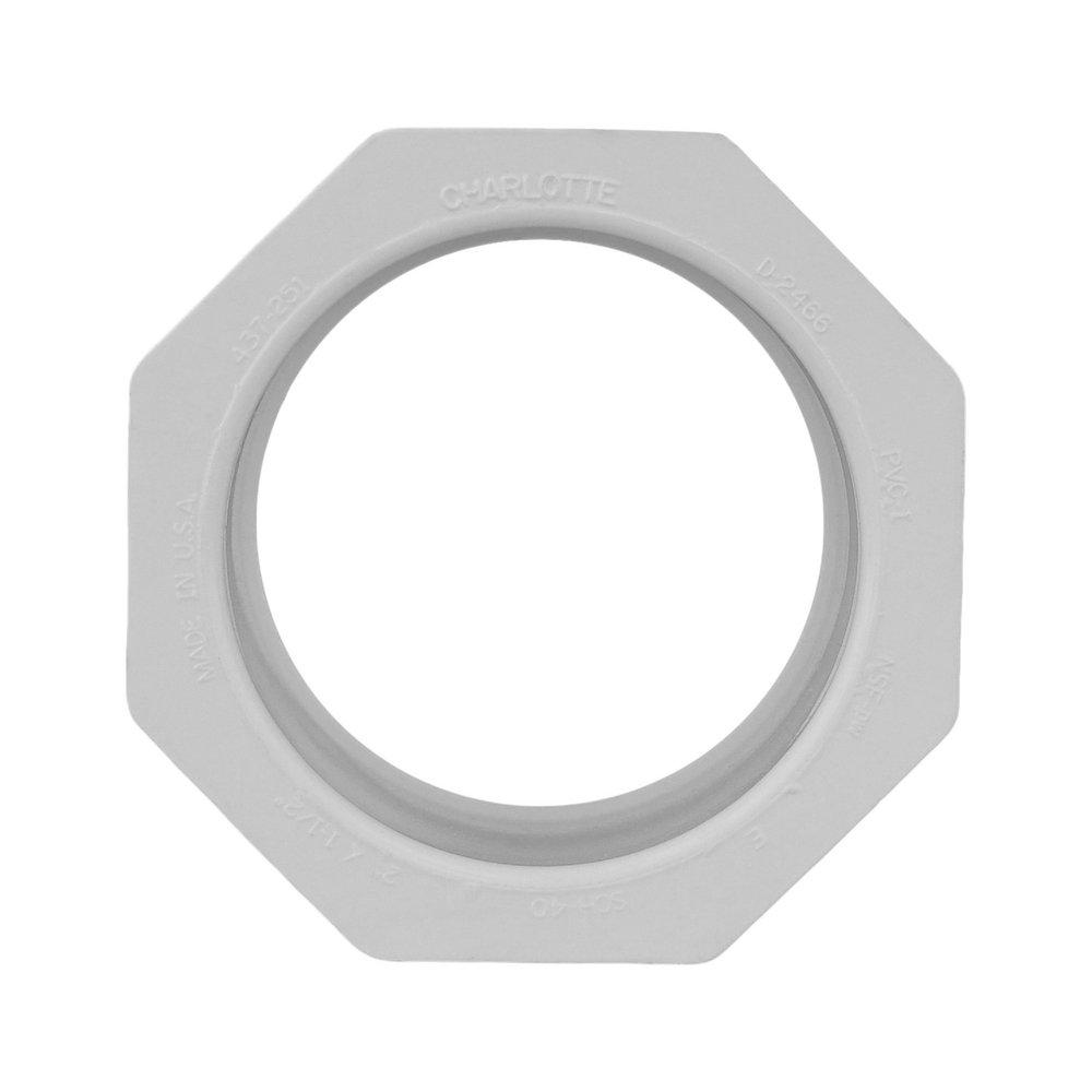 White PVC Schedule 40 Bushing 