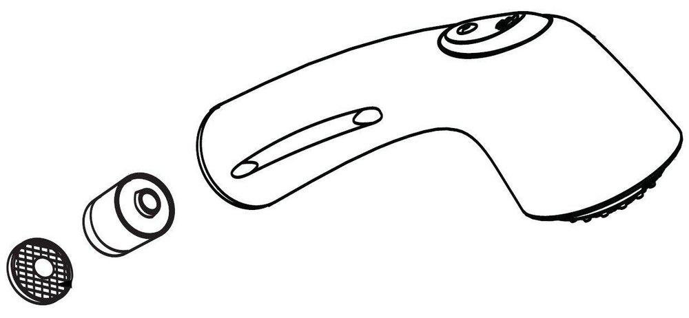 Moen Matte Black Pull-Out Spout Kit 