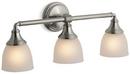 3 Light 100W Up or Down Facing Wall Sconce Vibrant Brushed Nickel