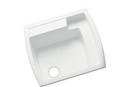 Sterling White 25 x 22 in. Top Mount and Undermount Laundry Sink 