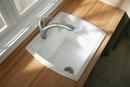 Sterling White 25 x 22 in. Top Mount and Undermount Laundry Sink 