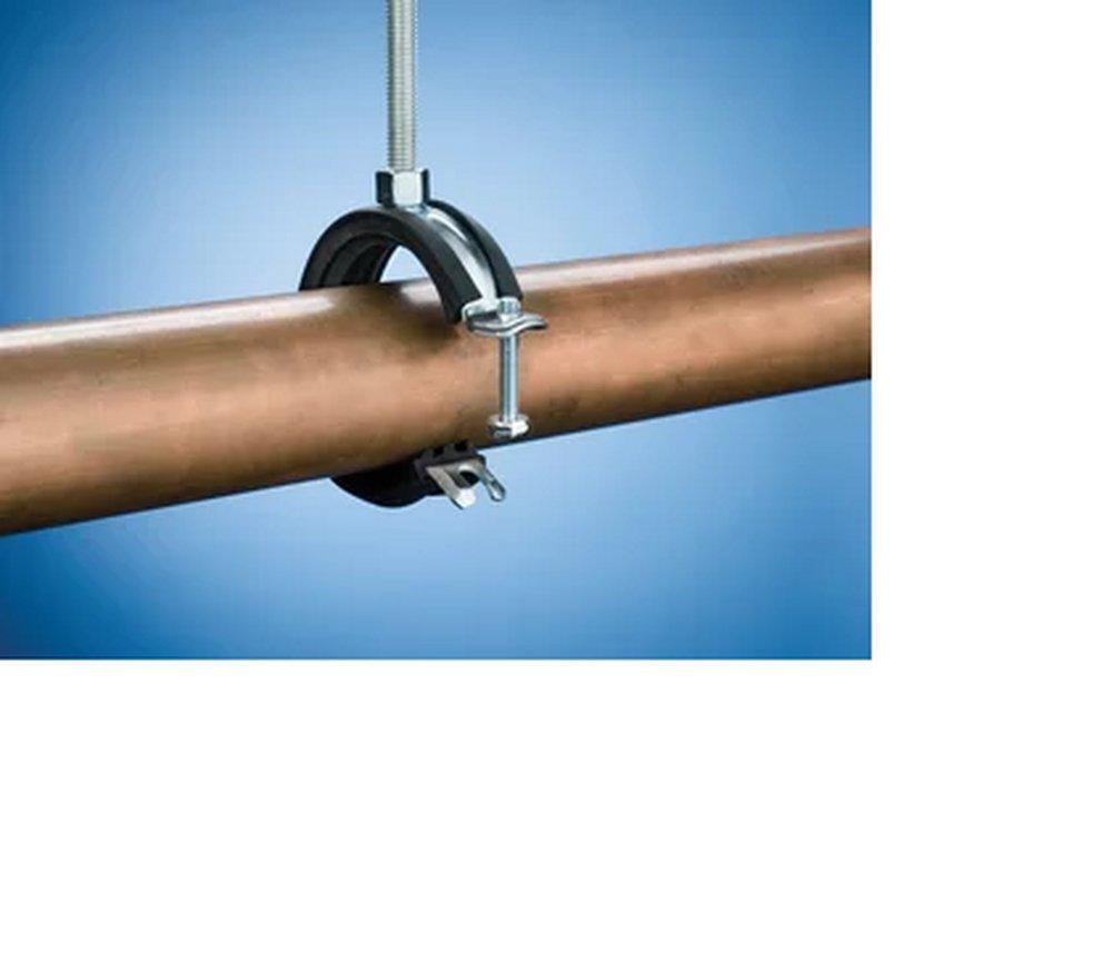 nVent CADDY Electrogalvanized Steel and Rubber Pipe Clamp 