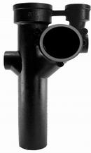 Black Spigot x Hub x Threaded Cast Iron Double Starter Fitting 