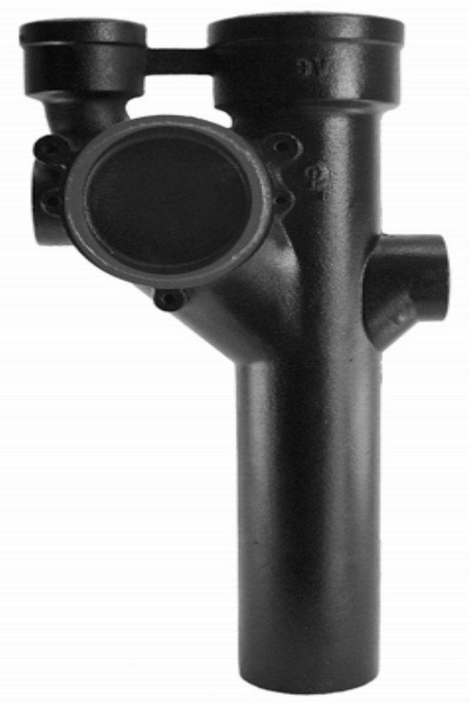 Black Spigot x Hub x Threaded Cast Iron Starter Fitting 