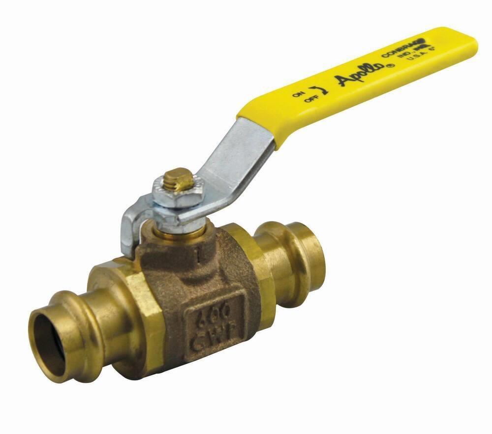 Apollo&reg; Press Cast Bronze Full Port Press 200# Ball Valve 