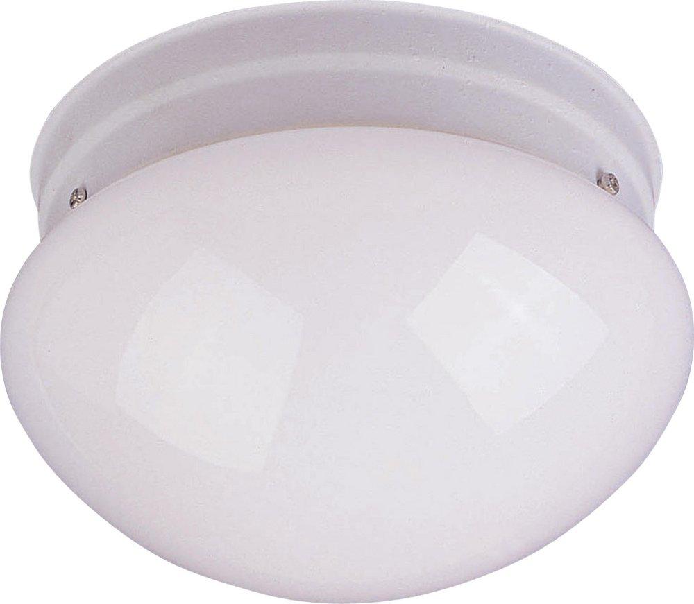 Maxim Lighting&reg; White 26W 2-Light Fluorescent Flush Mount Ceiling Fixture 