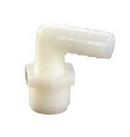 Dixon Valve & Coupling White Hose Barb x MNPT Straight Nylon Elbow 