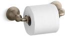 Wall Mount Toilet Tissue Holder in Vibrant Brushed Bronze