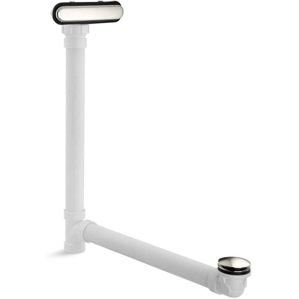 KOHLER Vibrant Polished Nickel Plastic Toe-Tap Drain 