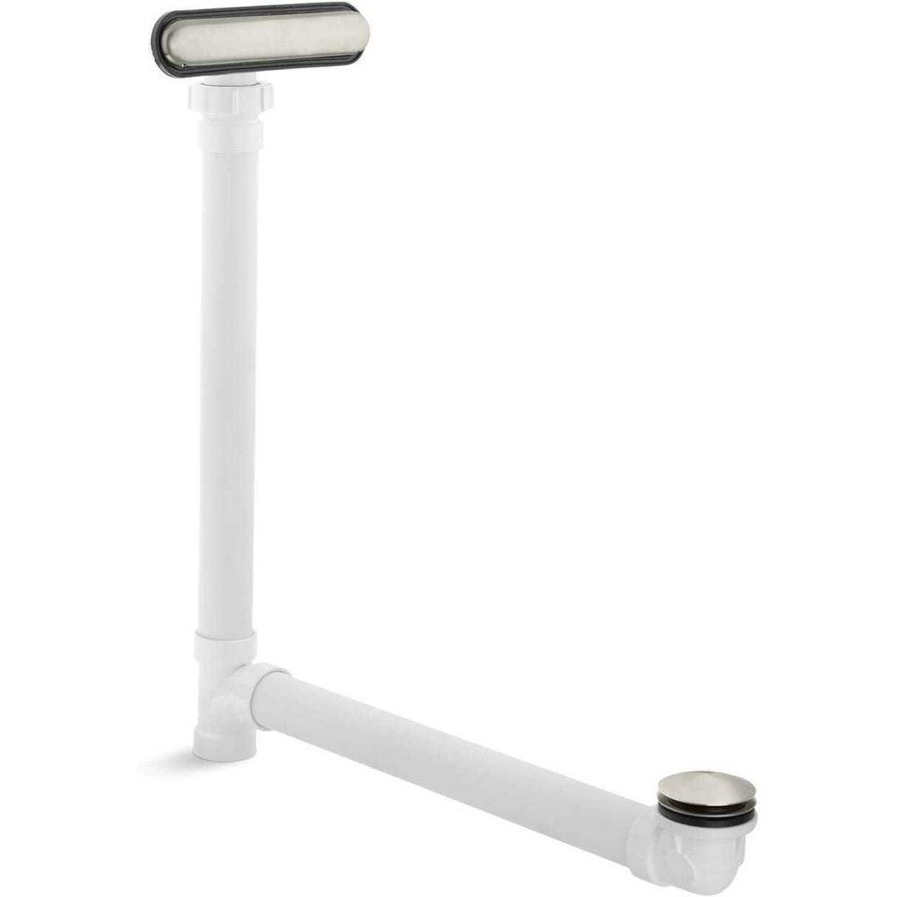 KOHLER Vibrant Brushed Nickel Plastic Toe-Tap Drain 