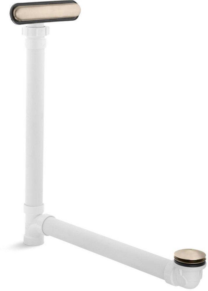 KOHLER Vibrant&reg; Brushed Bronze Plastic Toe-Tap Drain 