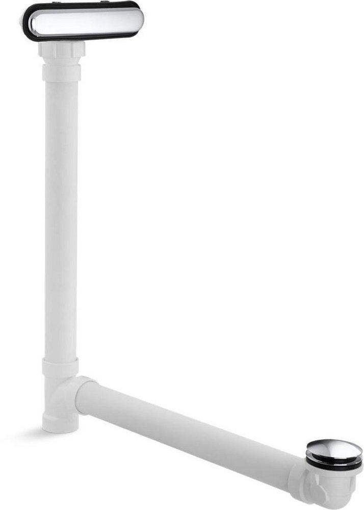 KOHLER Polished Chrome Plastic Toe-Tap Drain 