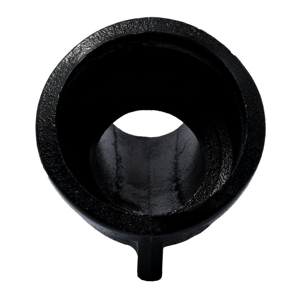 Black Hub x Spigot Service Cast Iron 1/8 Bend 