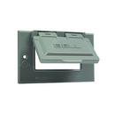 Bell Grey GFCI RECEPTACLE SNAP Cover Plate 