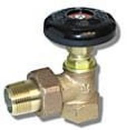 Solder Radiator Valve 1/2 in. Angle 60 psi