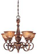 Minka Lavery Illuminati Bronze 28 in. 100W 5-Light Candelabra Incandescent Chandelier 