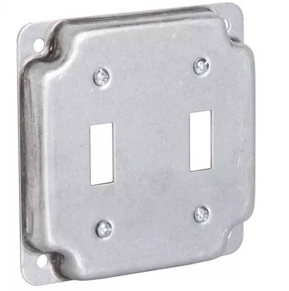 RACO Steel 4-1/8 in. Electrical Box Cover 