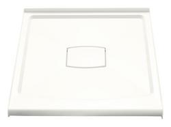 36 in. x 36 in. Shower Base with Center Drain in White