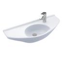 29-1/2 x 11-13/16 in. Oval Wall Mount Bathroom Sink in Cotton