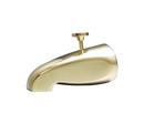 PROFLO&reg; Polished Brass Diverter Rear Bath Spout 