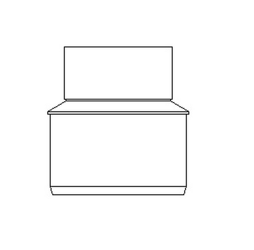 GPK Socket Weld x Hub Plastic Concentric Coupling 