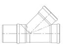 GPK Gasket Reducing SDR 35 PVC Sewer Wye 