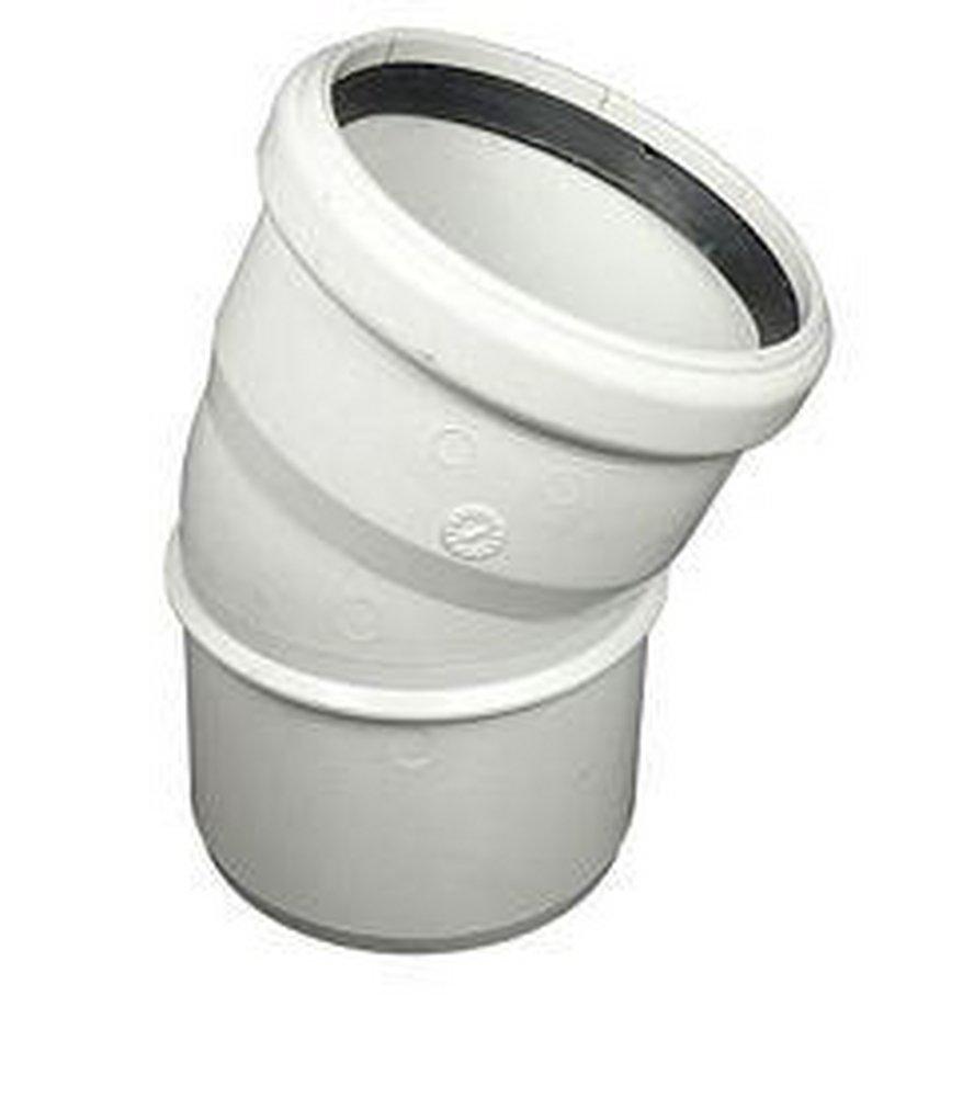 GPK Spigot x Gasket PVC 22-1/2 Degree Sewer Elbow 