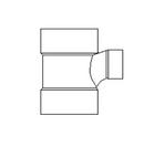 GPK Hub PVC Socket Weld SDR 35 Sewer Tee Wye 