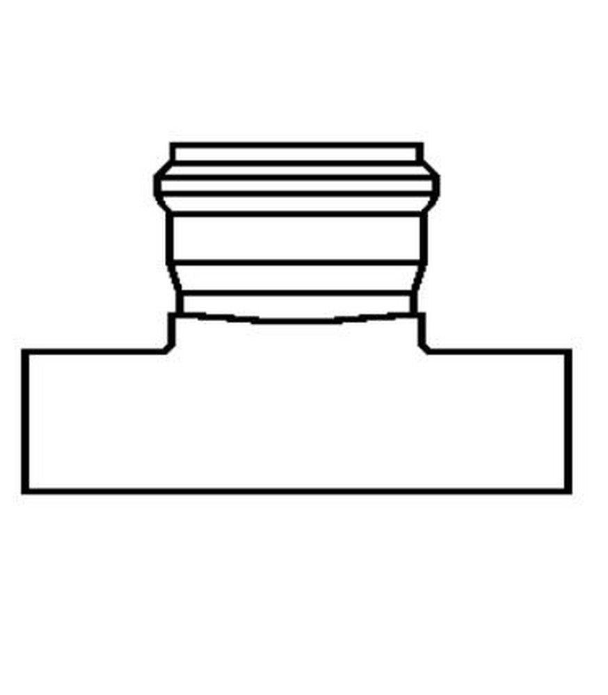 GPK Gasket Reducing SDR 35 PVC Sewer Saddle Tee 