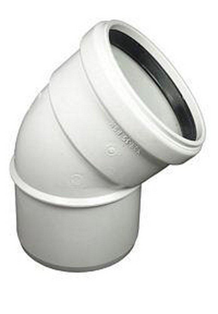 GPK Solvent Weld x Gasket 45 Degree SDR 35 Plastic Elbow 