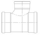 GPK Gasket PVC SDR 35 Sewer Tee Wye 