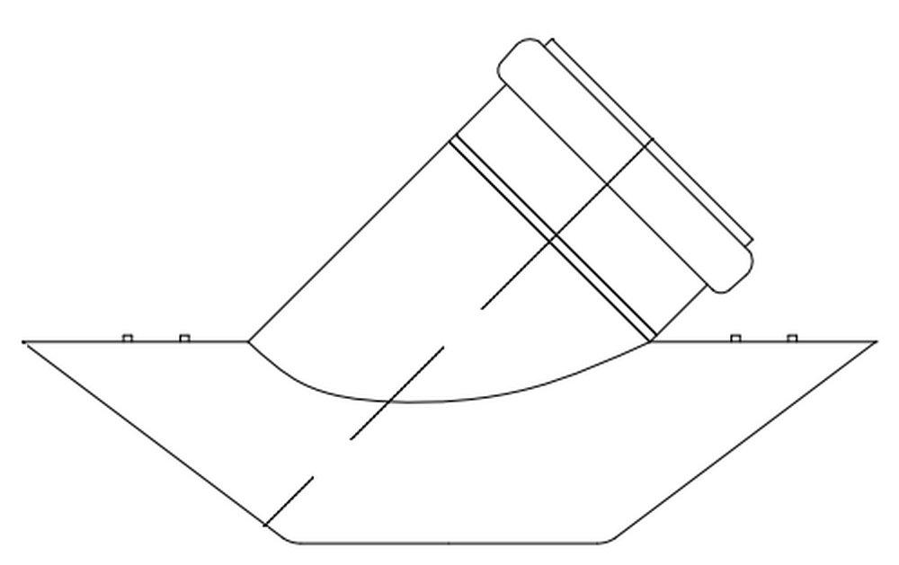 GPK Gasket PVC SDR 35 Sewer Saddle Wye 