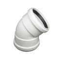 4 in. Gasket PVC 45 Degree Sewer Elbow