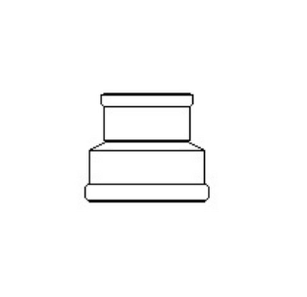 GPK Gasket and Eccentric SDR 35 PVC Increaser Coupling 