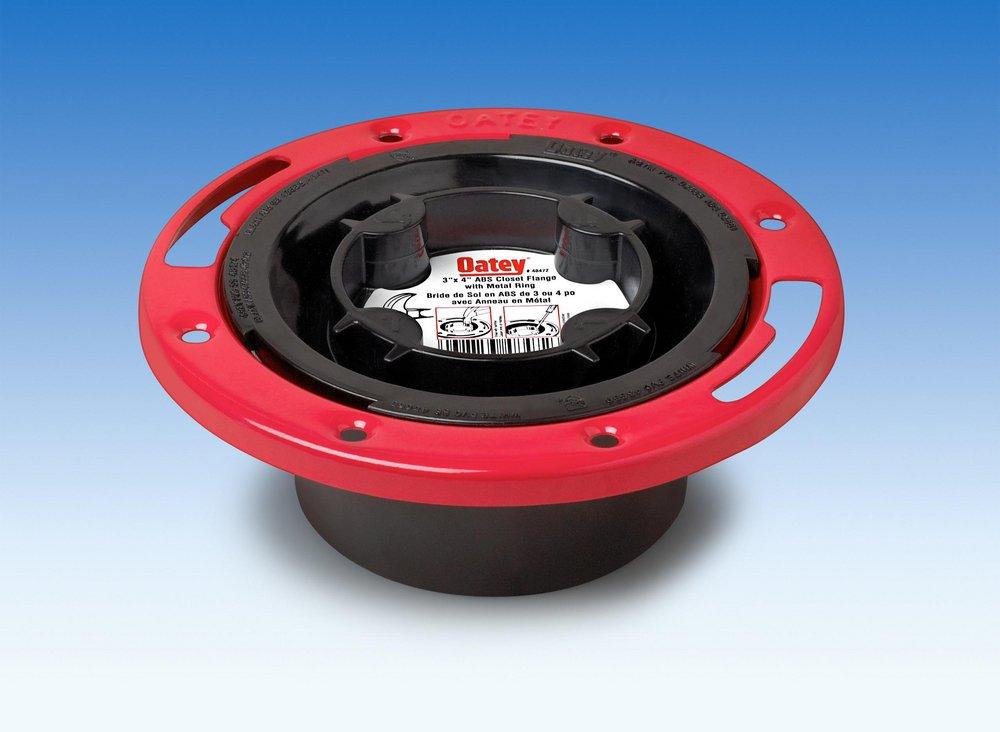 Oatey&reg; 3 in. ABS Easy IPT Tap on Pipe Closet Flange with Metal Rough-In 