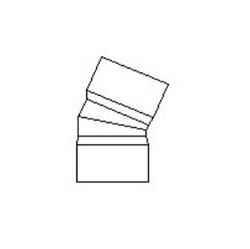 4 in. Hub Straight and DWV Schedule 40 PVC 11-1/4 Degree Elbow