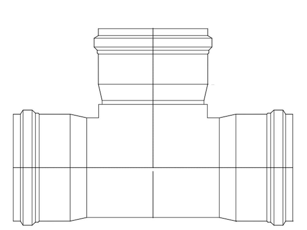 GPK IPS Gasket Reducing and DWV Schedule 40 PVC Tee 